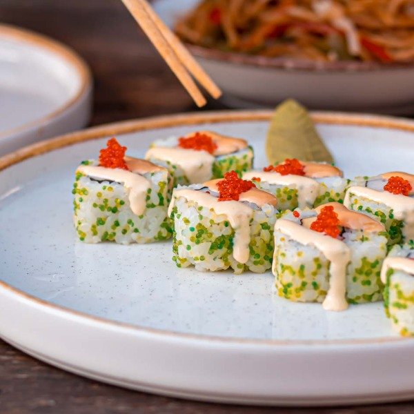 Dianthus sushi rolls