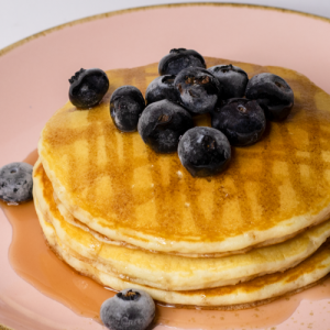PANCAKES BLUEBERRIES
